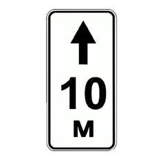 Дорожный знак 7.2.2, Временная (3 года), Композит 3 мм, 1 типоразмер