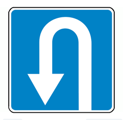 Дорожный знак 5.29, Временная (3 года), Композит 3 мм, 1 типоразмер
