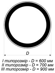 Дорожній знак DBE 3.1 Рух заборонено, Тимчасова (3 роки), Метал 0.8 мм, 1 типорозмір