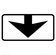Дорожный знак 7.9, Временная (3 года), Композит 3 мм, 1 типоразмер