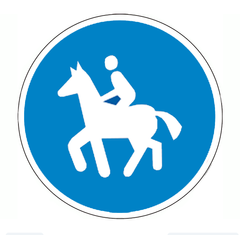 Дорожный знак 4.19, Временная (3 года), Композит 3 мм, 1 типоразмер